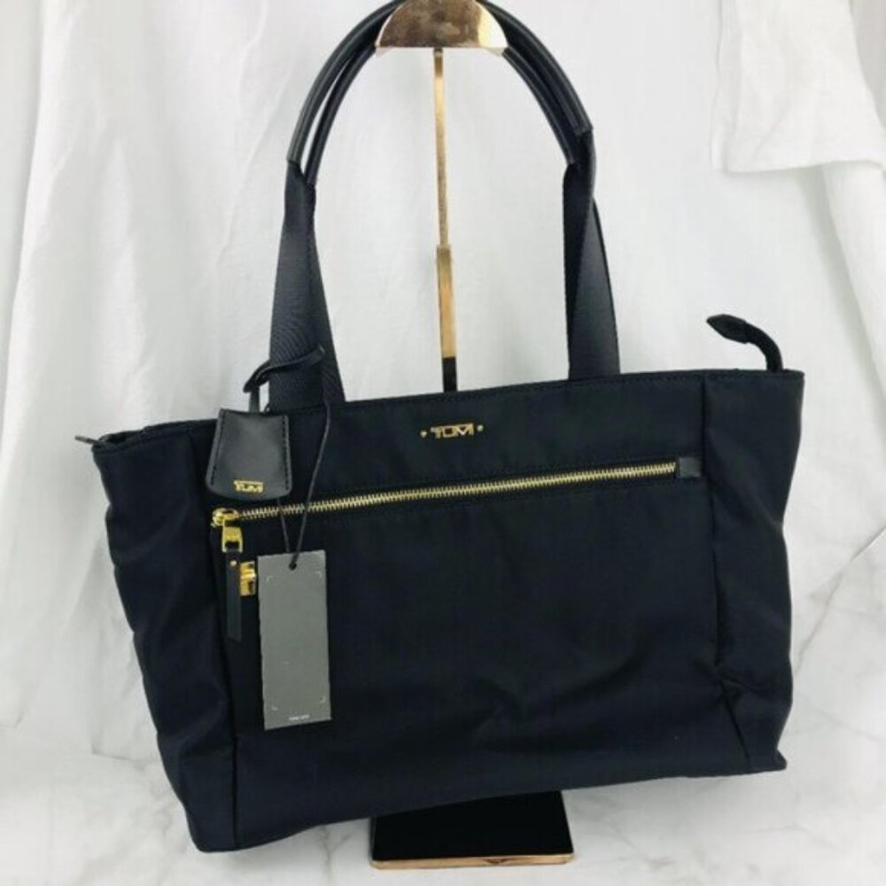 TUMI Women's Voyageur Tote, Black-Mauren, One Size